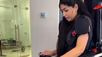 WATCH: Paralysed social media star walks again using robotic exoskeleton, capturing hearts worldwide WATCH: Paralysed social media star walks again using robotic exoskeleton, capturing hearts worldwide
