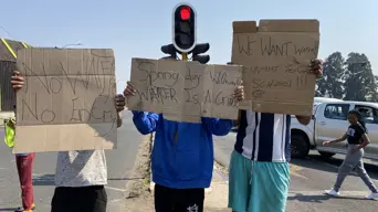 Some frustrated Coronationville residents again protesting lack of water Some frustrated Coronationville residents again protesting lack of water