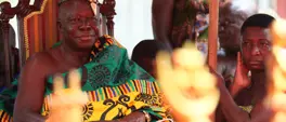 Ghana's king receives artefacts from Britain and South Africa Ghana's king receives artefacts from Britain and South Africa