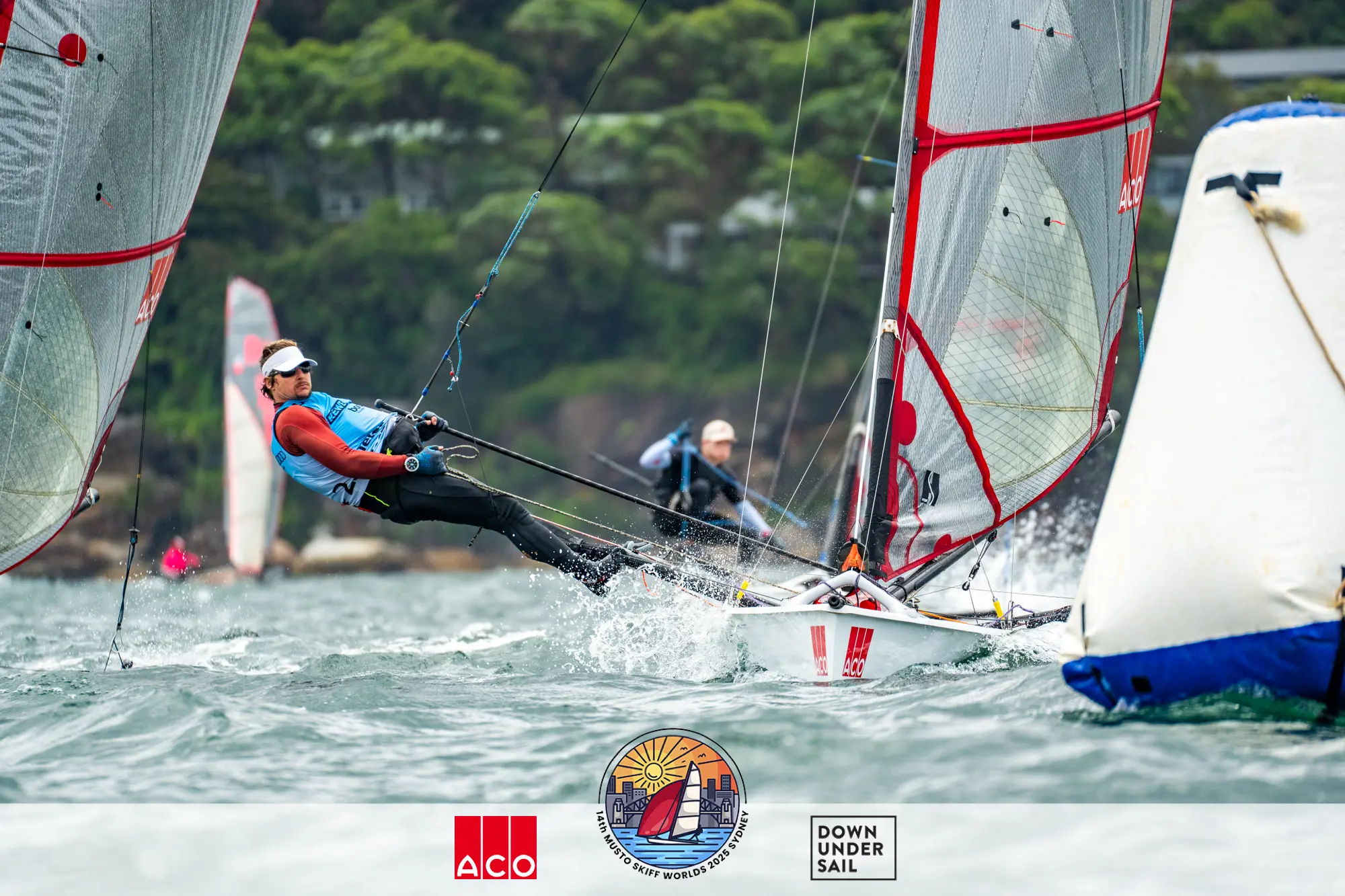 South African sailor Andy Tarboton at the ACO 14th Musto Skiff World Championship 2025 Picture: Tidal Media Australia/Down Under Sail. South African sailor Andy Tarboton at the ACO 14th Musto Skiff World Championship 2025 Picture: Tidal Media Australia/Down Under Sail.