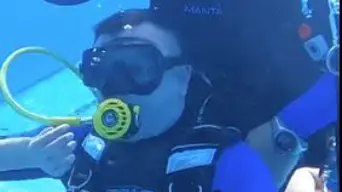 WATCH: Quadraplegic Egyptian naval officer makes history by setting scuba diving record WATCH: Quadraplegic Egyptian naval officer makes history by setting scuba diving record