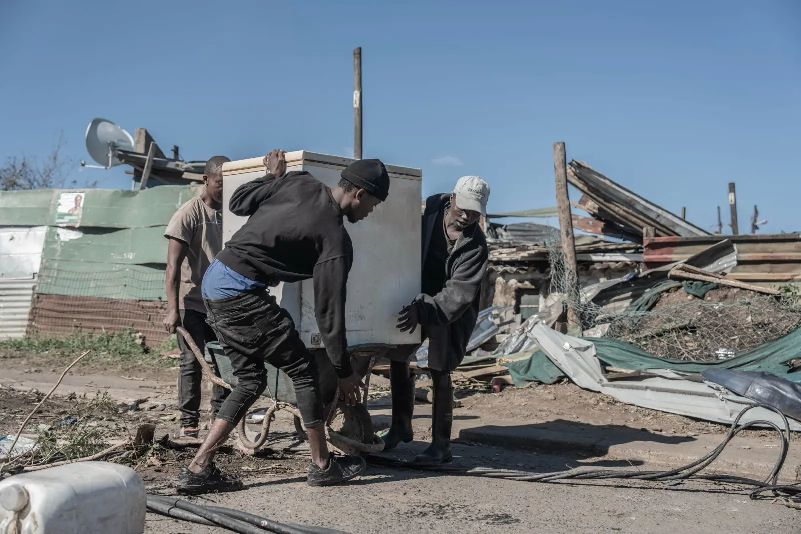 The community of Magwaveni township, north of Durban, is picking up the pieces after a tornado swept through the area on 3 June 2024. Picture: Sphamandla Dlamini / Eyewitness News The community of Magwaveni township, north of Durban, is picking up the pieces after a tornado swept through the area on 3 June 2024. Picture: Sphamandla Dlamini / Eyewitness News