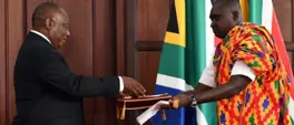 Ramaphosa receives letters of credence from ambassadors of 20 contries Ramaphosa receives letters of credence from ambassadors of 20 contries