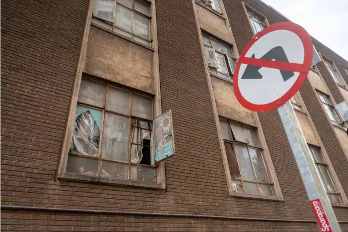 A view of a hijacked building in the Johannesburg CBD. Picture: Jacques Nelles/Eyewitness News A view of a hijacked building in the Johannesburg CBD. Picture: Jacques Nelles/Eyewitness News