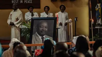 Mosiuoa Lekota’s mortal remains escorted to his funeral service Mosiuoa Lekota’s mortal remains escorted to his funeral service
