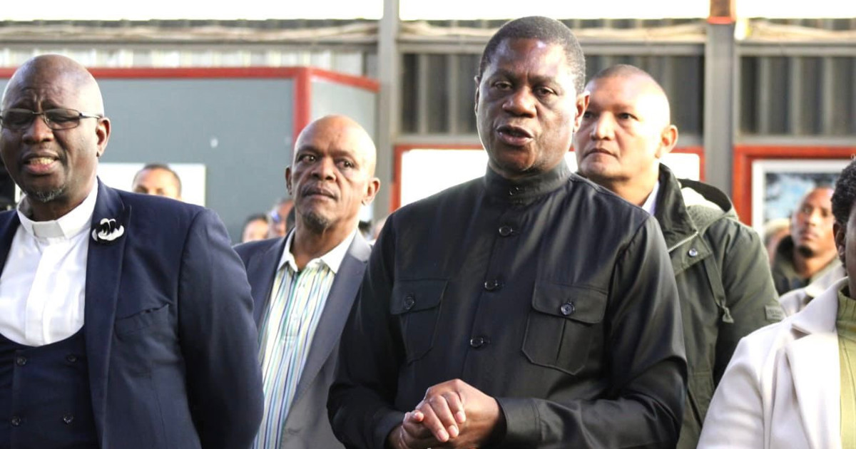 Mashatile Angry Mashatile reveals he's been tasked with preventing a water crisis in SA