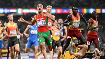 Nader pulls off shock in 1,500 metres, Moon rises to pole vault challenge at worlds Nader pulls off shock in 1,500 metres, Moon rises to pole vault challenge at worlds