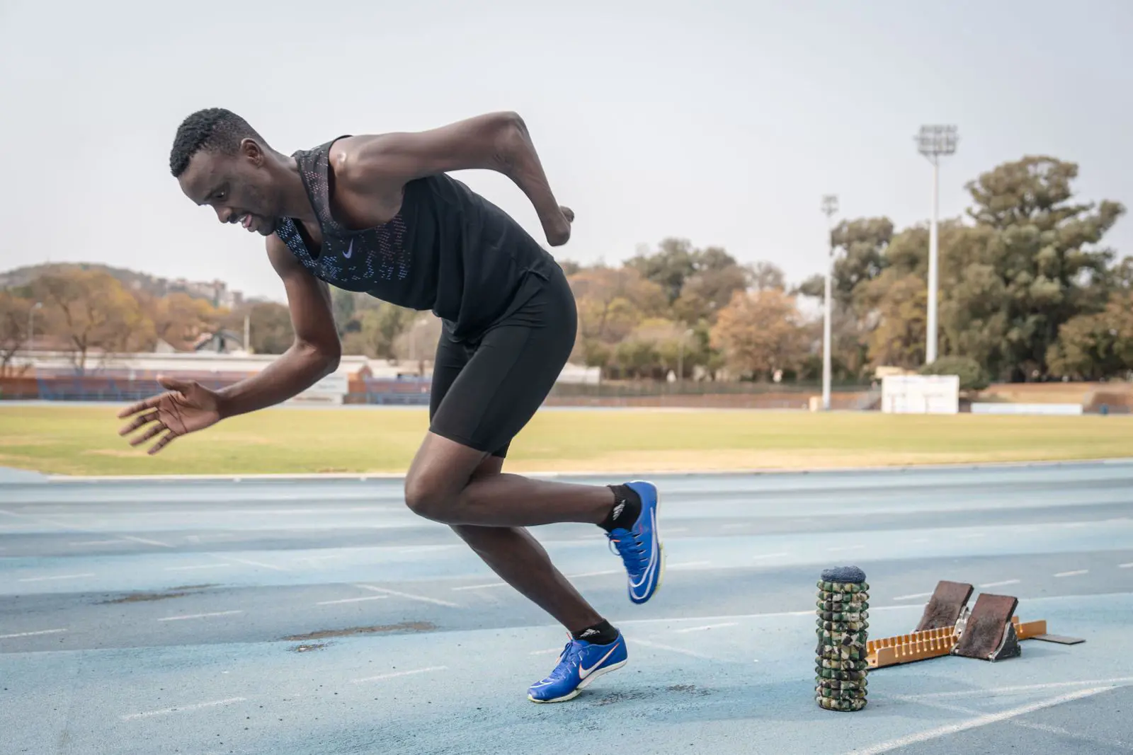 Para-athlete Collen Mahlalela will represent South Africa at the 2024 Paralympics. Picture: Jacques Nelles/ Eyewitness News. Para-athlete Collen Mahlalela will represent South Africa at the 2024 Paralympics. Picture: Jacques Nelles/ Eyewitness News.
