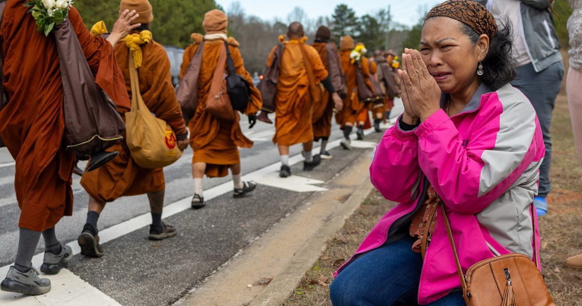 VUKILE DLWATI | Buddhist monks' walk for peace: A quiet storm rattling ...