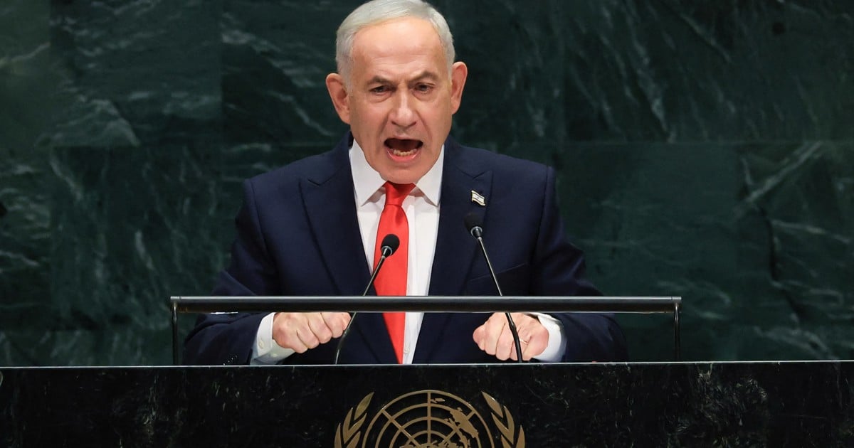 ‘Accusing Israel of genocide is the greatest lie of the century’: Netanyahu at UN assembly