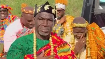 Ivory Coast celebrates return of sacred talking drum looted during French colonial rule Ivory Coast celebrates return of sacred talking drum looted during French colonial rule