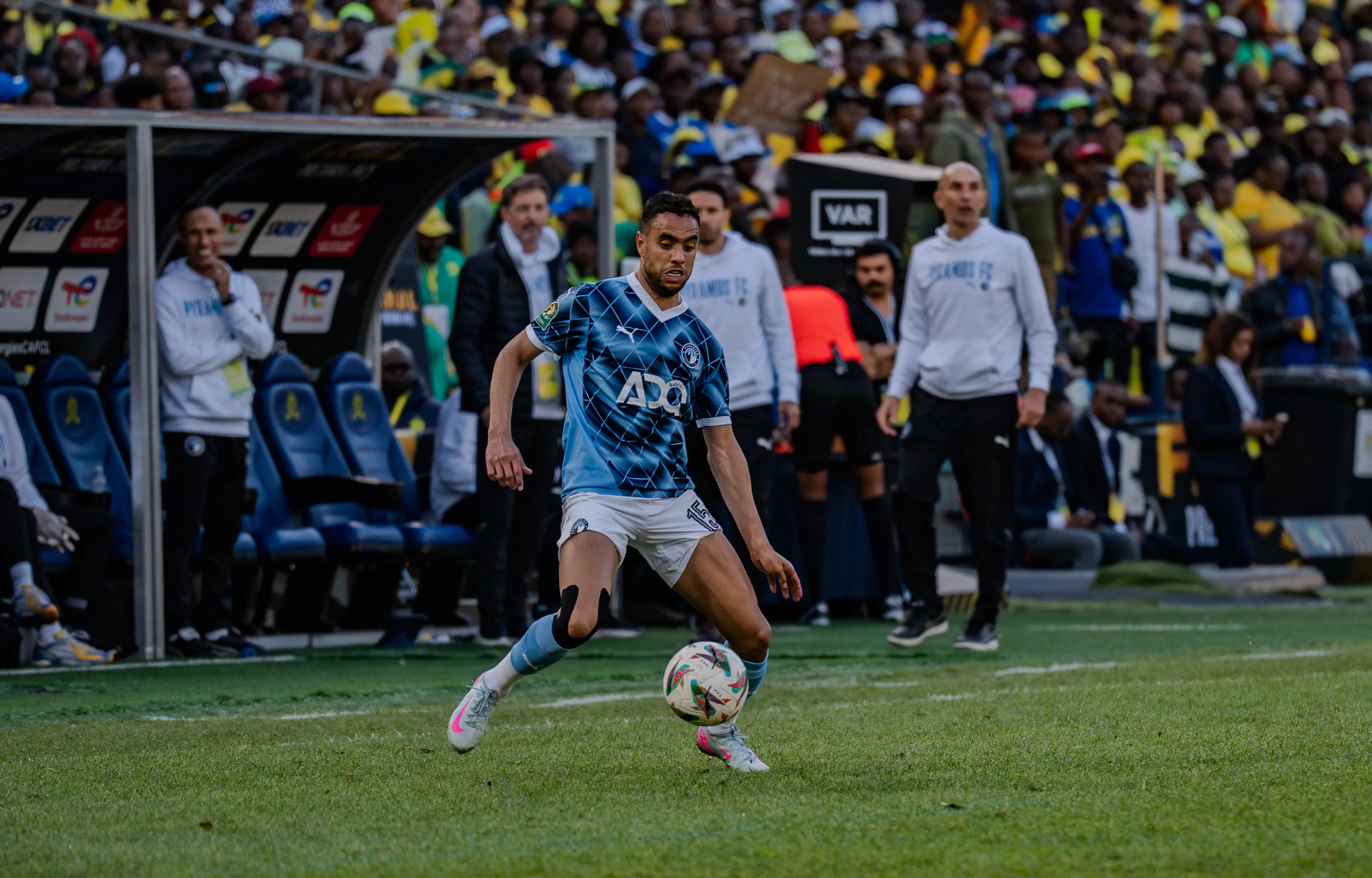 Mohamed Chibi of Pyramids FC. Picture: Sphamandla Dlamini/EWN. Mohamed Chibi of Pyramids FC. Picture: Sphamandla Dlamini/EWN.