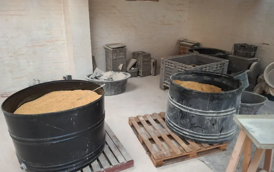 A law enforcement team has uncovered a multi-million-rand drug manufacturing laboratory at a farm in Krugersdorp on Thursday, 8 October 2026. Picture: Supplied/SAPS A law enforcement team has uncovered a multi-million-rand drug manufacturing laboratory at a farm in Krugersdorp on Thursday, 8 October 2026. Picture: Supplied/SAPS
