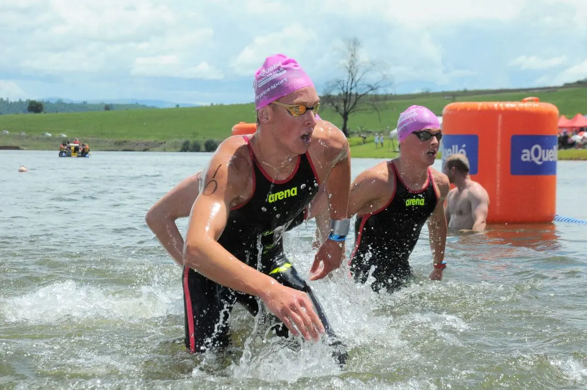 Matthew Caldwell has been steadily climbing his way up the elite men’s ranks at the aQuellé Midmar Mile in recent years. Picture: Action Photo SA. Matthew Caldwell has been steadily climbing his way up the elite men’s ranks at the aQuellé Midmar Mile in recent years. Picture: Action Photo SA.
