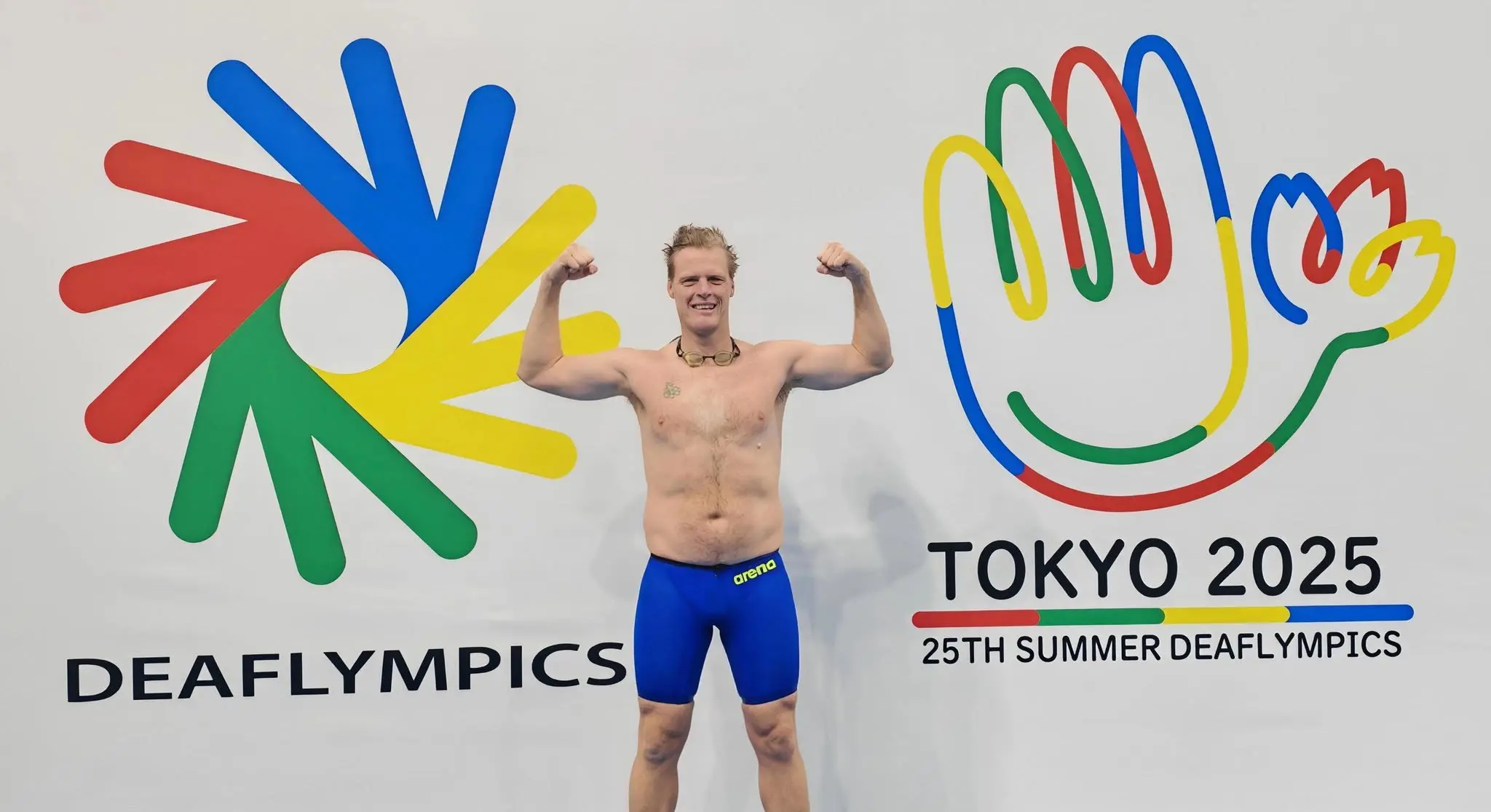 Terence Parkin, the legendary Deaf swimmer who has represented South Africa at the Olympic Games, Deaflympics, World Cup, and Pan Pacific competitions. Picture:Terence Parkin/Facebook. Terence Parkin, the legendary Deaf swimmer who has represented South Africa at the Olympic Games, Deaflympics, World Cup, and Pan Pacific competitions. Picture:Terence Parkin/Facebook.