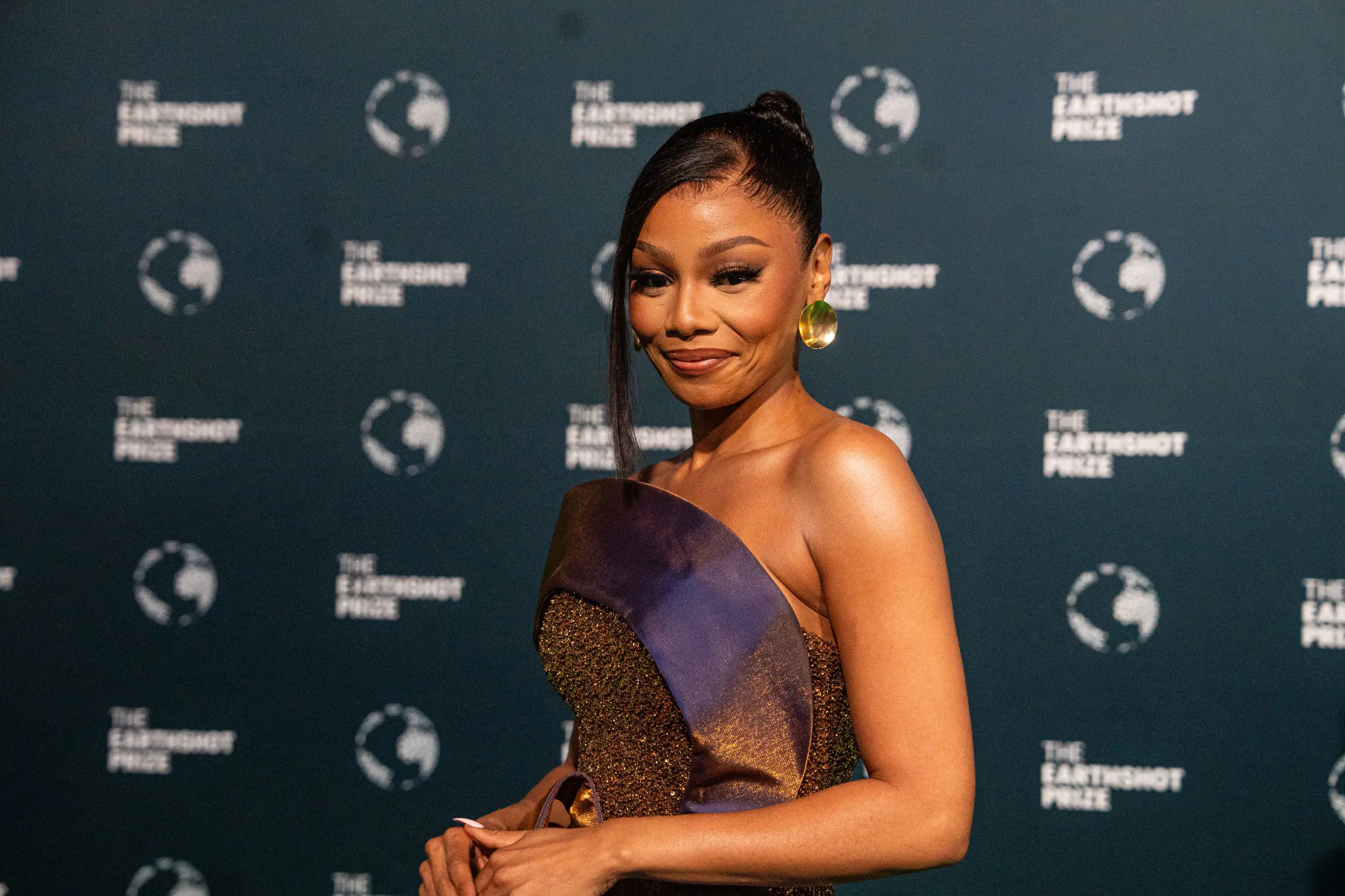 Bonang Matheba on the Green Carpet at the 2024 Earthshot Prize Awards. Picture: Kayleen Morgan/Eyewitness News Bonang Matheba on the Green Carpet at the 2024 Earthshot Prize Awards. Picture: Kayleen Morgan/Eyewitness News