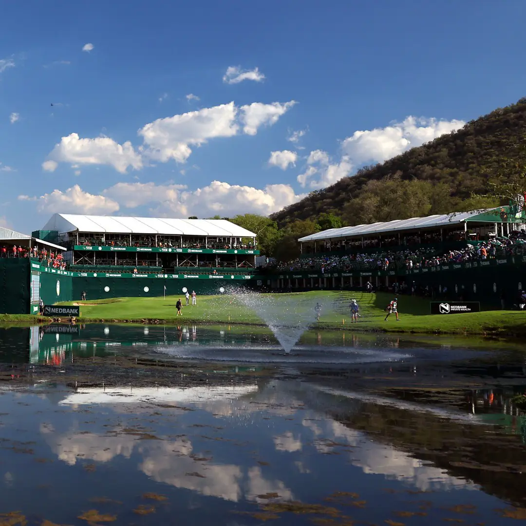The scene being set at Sun City for the 2024 Nedbank Golf Challenge. Picture: Instagram/@africasmajor The scene being set at Sun City for the 2024 Nedbank Golf Challenge. Picture: Instagram/@africasmajor