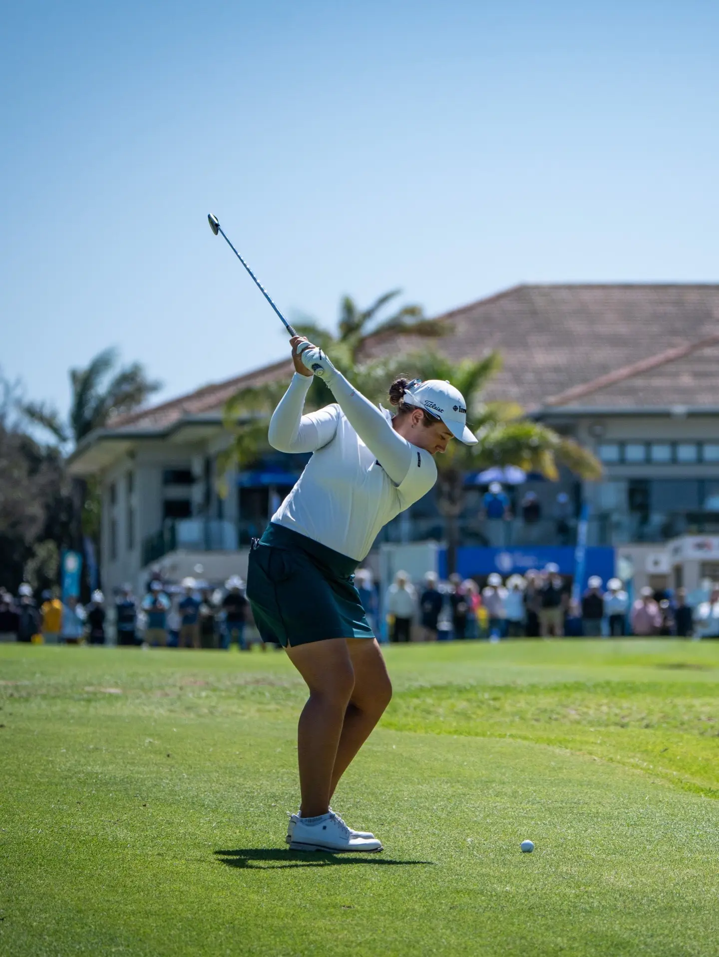 South African golfer Danielle du Toit during the Sunshine Ladies Tour trophy. Picture: Supplied. South African golfer Danielle du Toit during the Sunshine Ladies Tour trophy. Picture: Supplied.