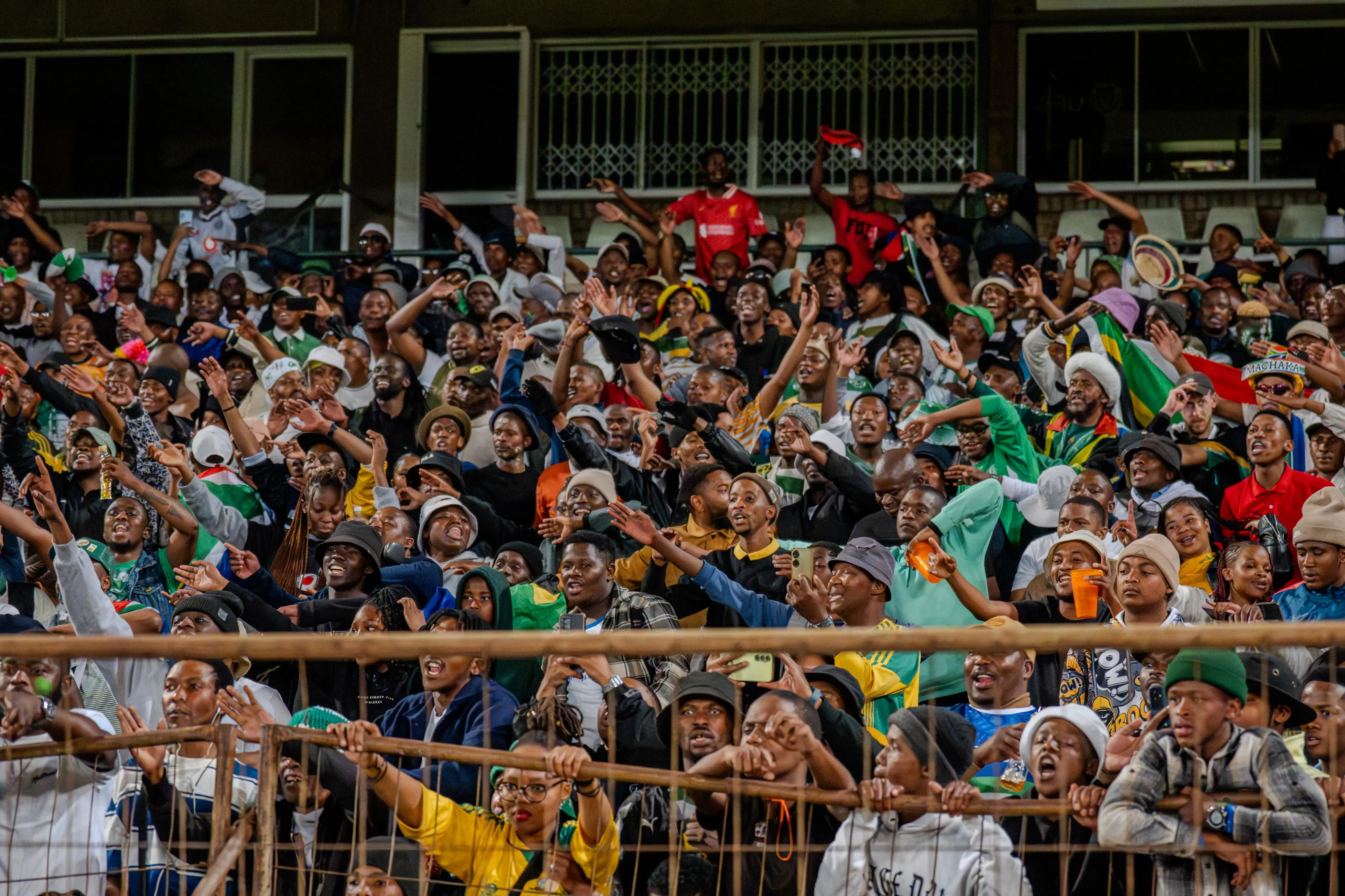 Bafana Bafana Vs Lesotho as Bafana wins their first World Cup qualifier game. Picture: Sphamandla Dlamini Bafana Bafana Vs Lesotho as Bafana wins their first World Cup qualifier game. Picture: Sphamandla Dlamini