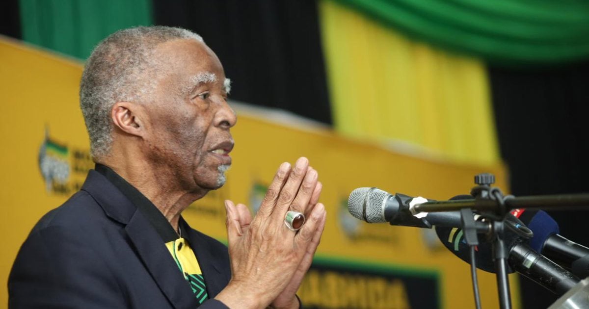 Mbeki sagt, es sei gut, dass Zille ihre arrogante, verächtliche Sichtweise ...