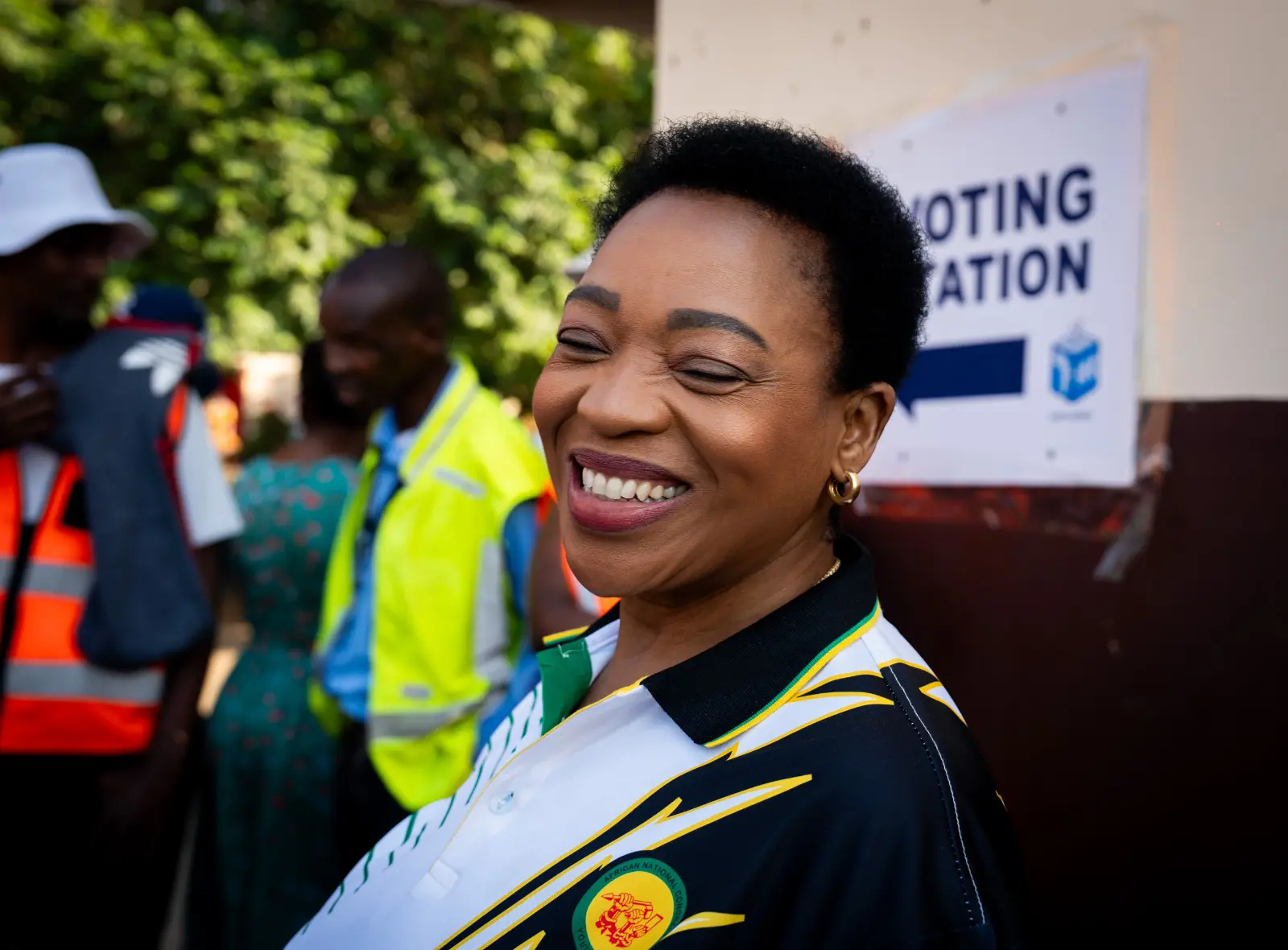 KZN Premier Nomusa Dube-Ncube after voting at the Nkulisabantu Primary School in KwaMashu. Picture: Xanderleigh Dookey Makhaza/Eyewitness News KZN Premier Nomusa Dube-Ncube after voting at the Nkulisabantu Primary School in KwaMashu. Picture: Xanderleigh Dookey Makhaza/Eyewitness News