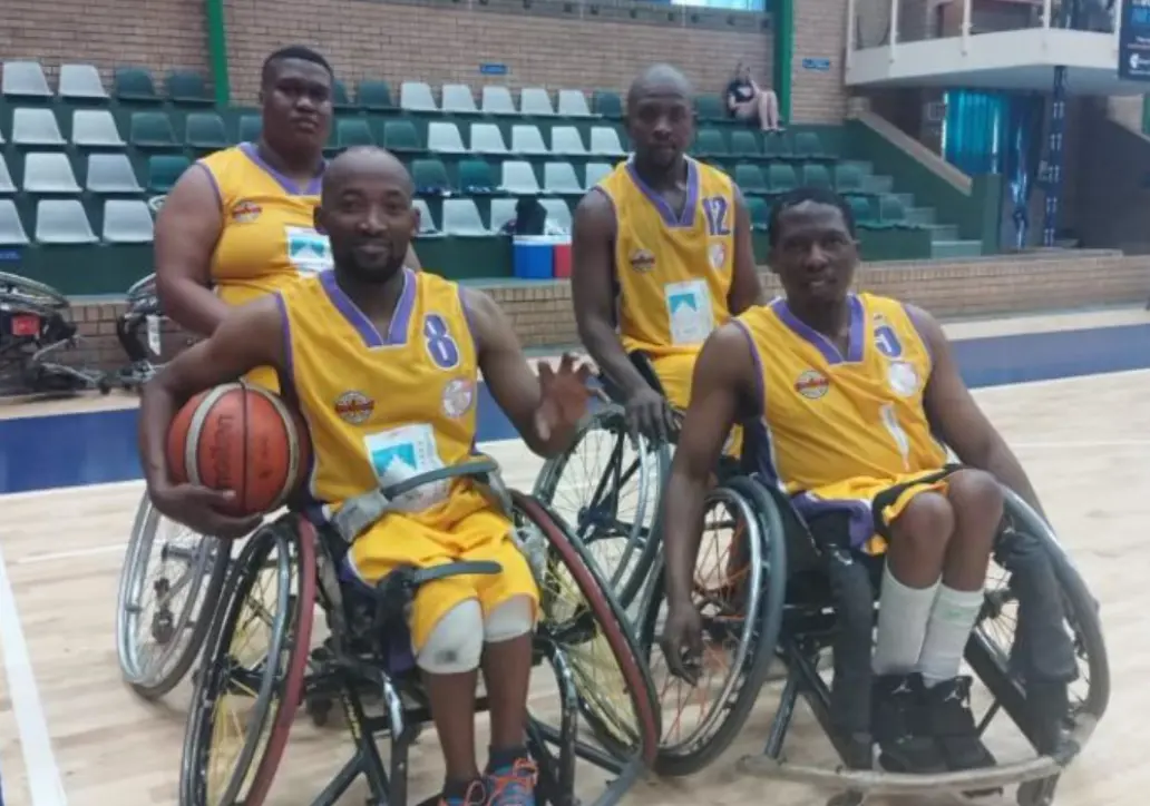A few players from GBT Mongoose Wheelchair Basketball Club during training. Picture: GBT Mongoose/Facebook. A few players from GBT Mongoose Wheelchair Basketball Club during training. Picture: GBT Mongoose/Facebook.
