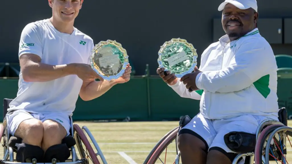 SA’s Donald Ramphadi wins silver in quad wheelchair doubles at Wimbledon