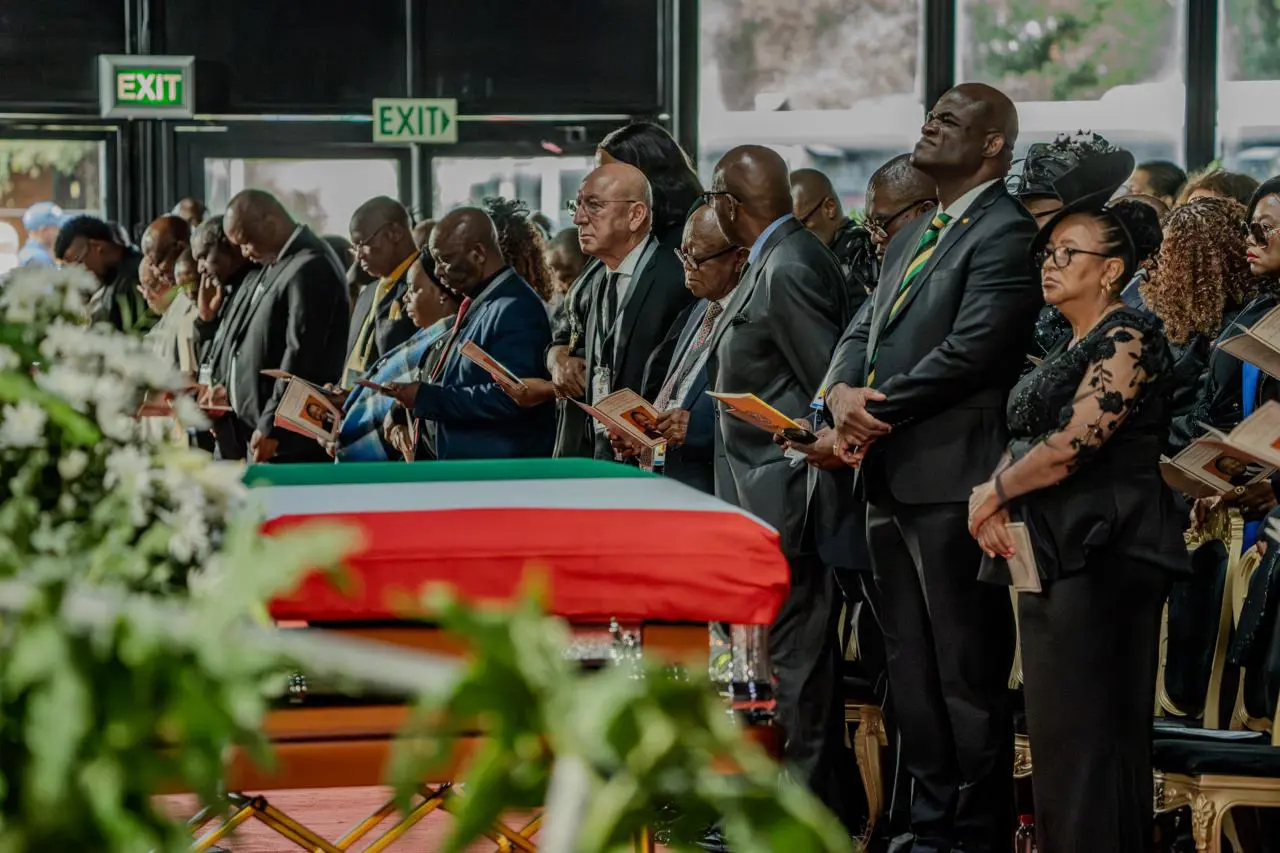 Funerla service of Mosiuoa “Terror” Lekota. Picture Sphamandla Dlamini/EWN Funerla service of Mosiuoa “Terror” Lekota. Picture Sphamandla Dlamini/EWN