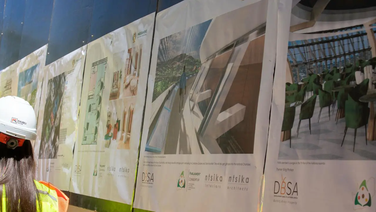 Illustrations of what the new parliamentary building will look like. Picture: Zwelethemba Kostile/Parliament Illustrations of what the new parliamentary building will look like. Picture: Zwelethemba Kostile/Parliament