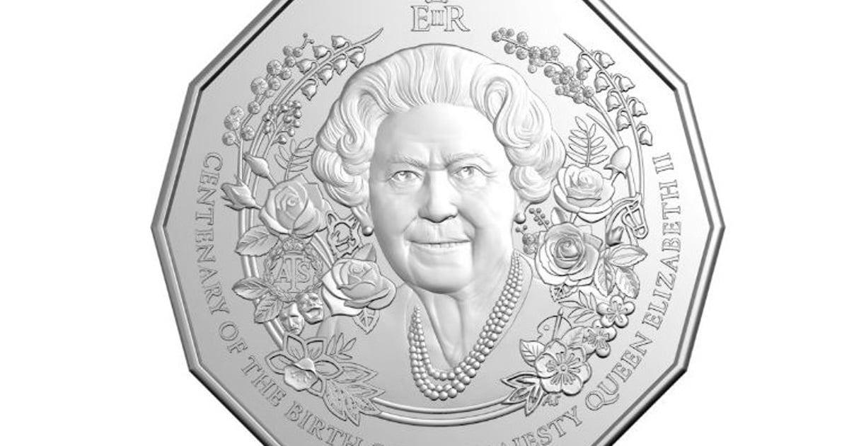 Australia's commemorative coins of Queen draw comparisons with Shrek