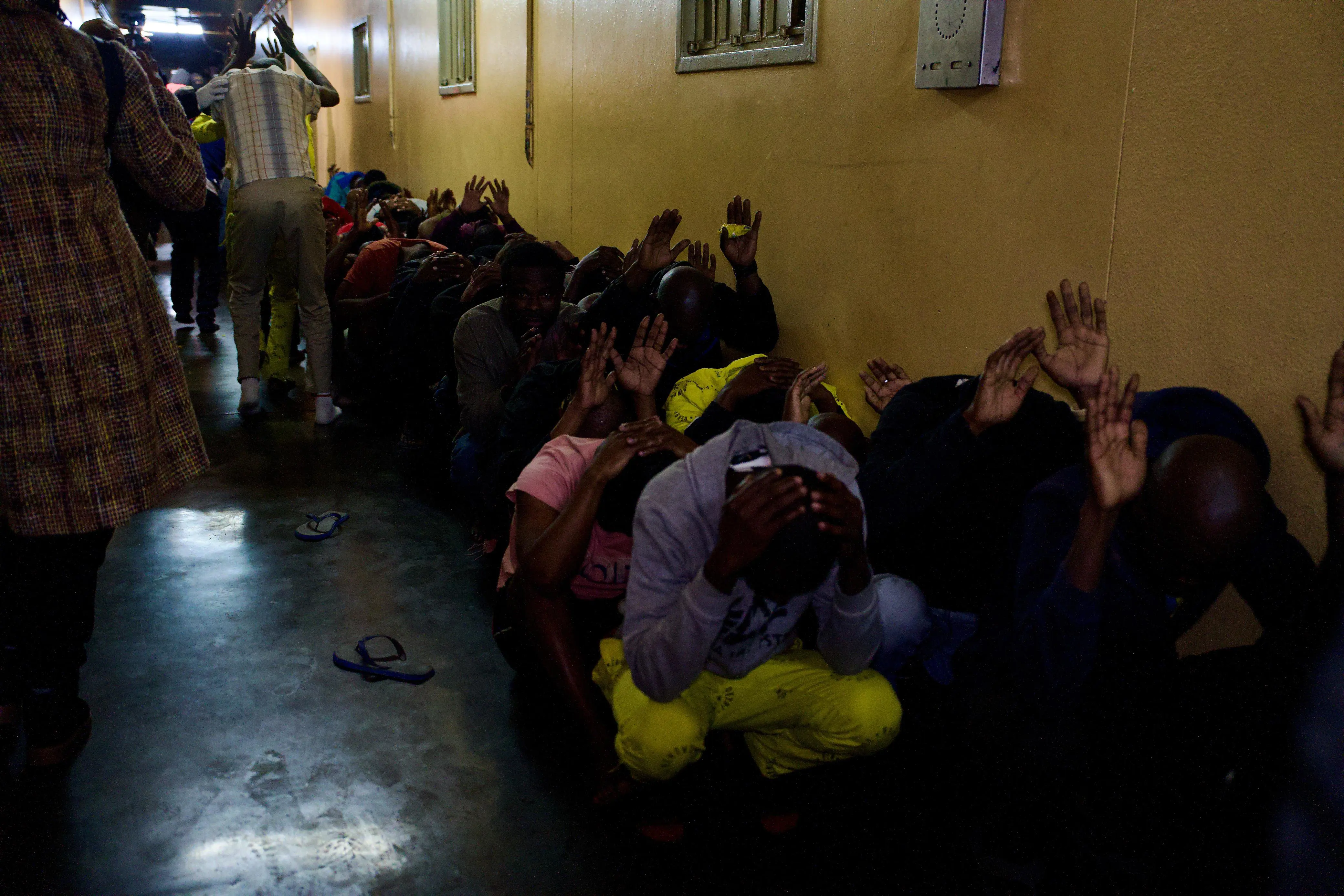 Correctional Services officials lead a raid and search operation at the Kgosi Mampuru Correctional Centre in Pretoria on 8 July 2025. Picture: Katlego Jiyane/Eyewitness News Correctional Services officials lead a raid and search operation at the Kgosi Mampuru Correctional Centre in Pretoria on 8 July 2025. Picture: Katlego Jiyane/Eyewitness News