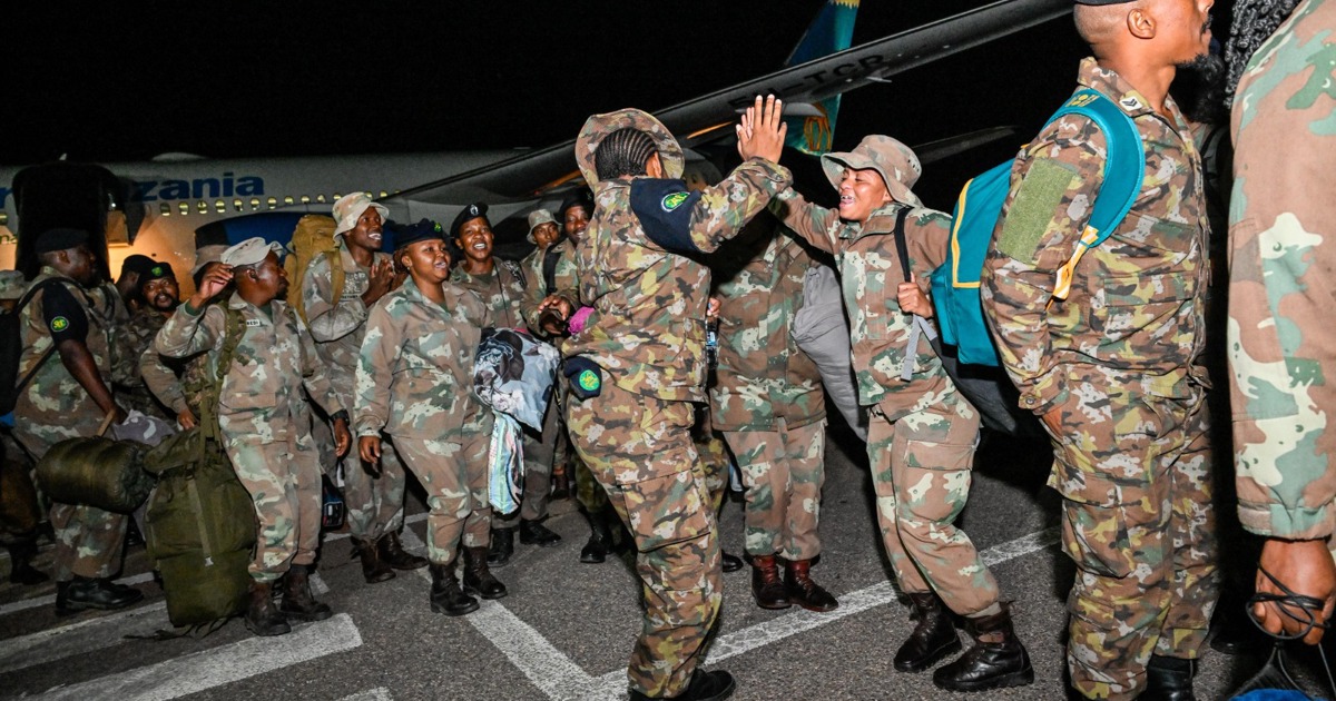 Second group of SANDF soldiers withdrawn from DRC to return home Sunday