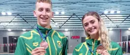 Caldwell and Le Roux secure double bronze for SA at Belarus Swimming Cup Caldwell and Le Roux secure double bronze for SA at Belarus Swimming Cup