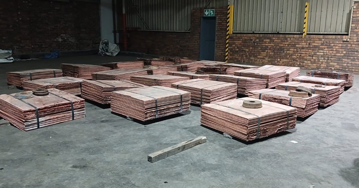 R12m worth of alleged stolen copper seized in Gauteng