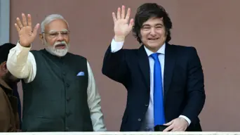 Modi and Milei meet in Argentina ahead of BRICS summit Modi and Milei meet in Argentina ahead of BRICS summit