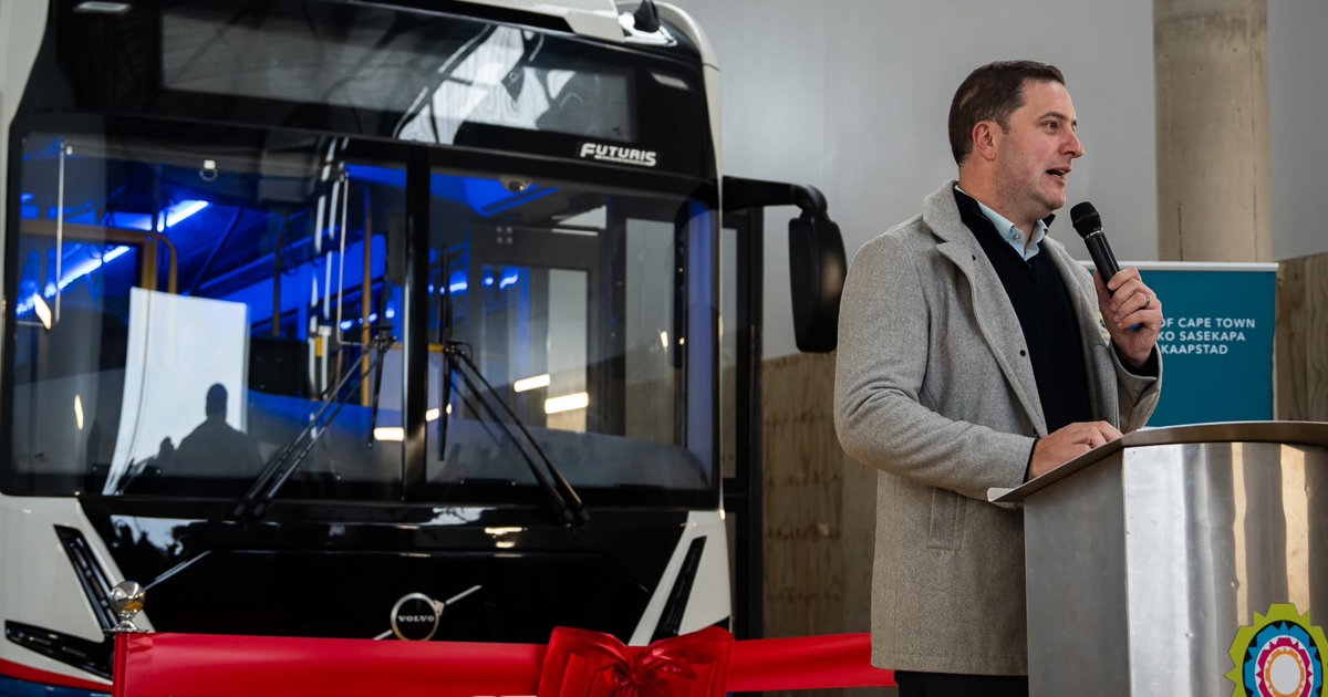 Cape Town public transport goes green with first e-bus launch