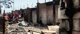 Du Noon fire victims appeal for urgent relief two weeks after devastating blaze Du Noon fire victims appeal for urgent relief two weeks after devastating blaze