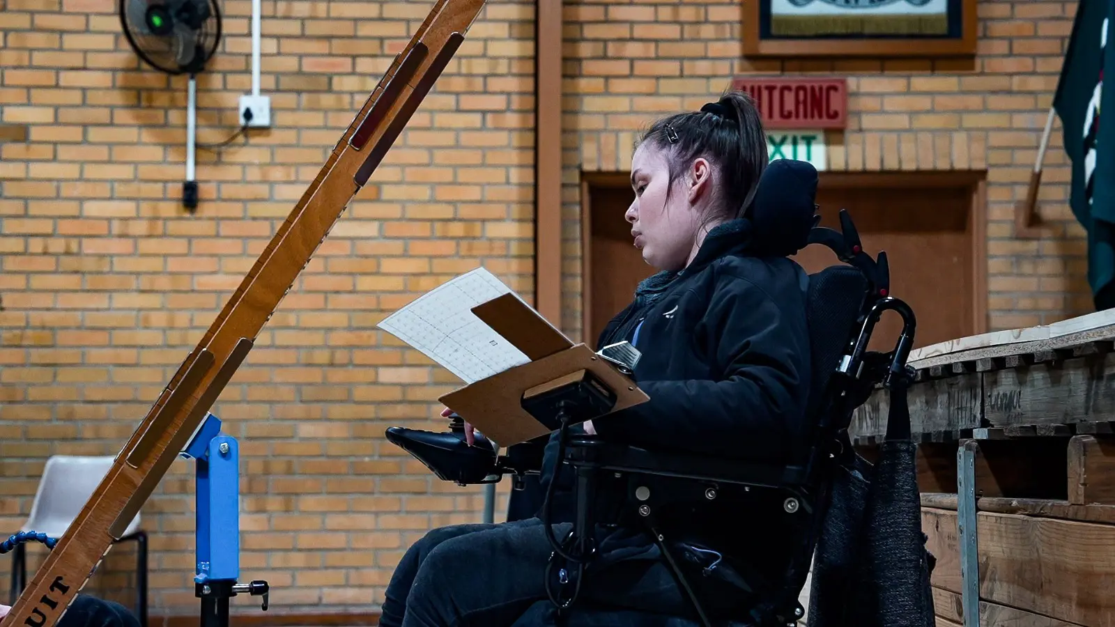 Elanza Jordaan practicing the perceptive sport of Boccia. Picture: Kayleen Morgan/Eyewitness News Elanza Jordaan practicing the perceptive sport of Boccia. Picture: Kayleen Morgan/Eyewitness News