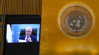 Palestinian leader tells UN no role for Hamas in state Palestinian leader tells UN no role for Hamas in state