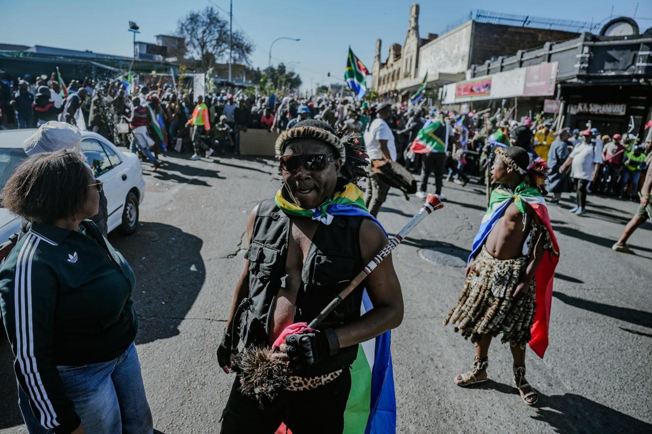 Joburg anti-illegal immigration march disperses, police monitor ...