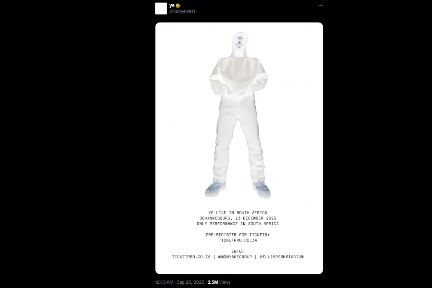 Photo: kanyewest/X (screenshot) Photo: kanyewest/X (screenshot)