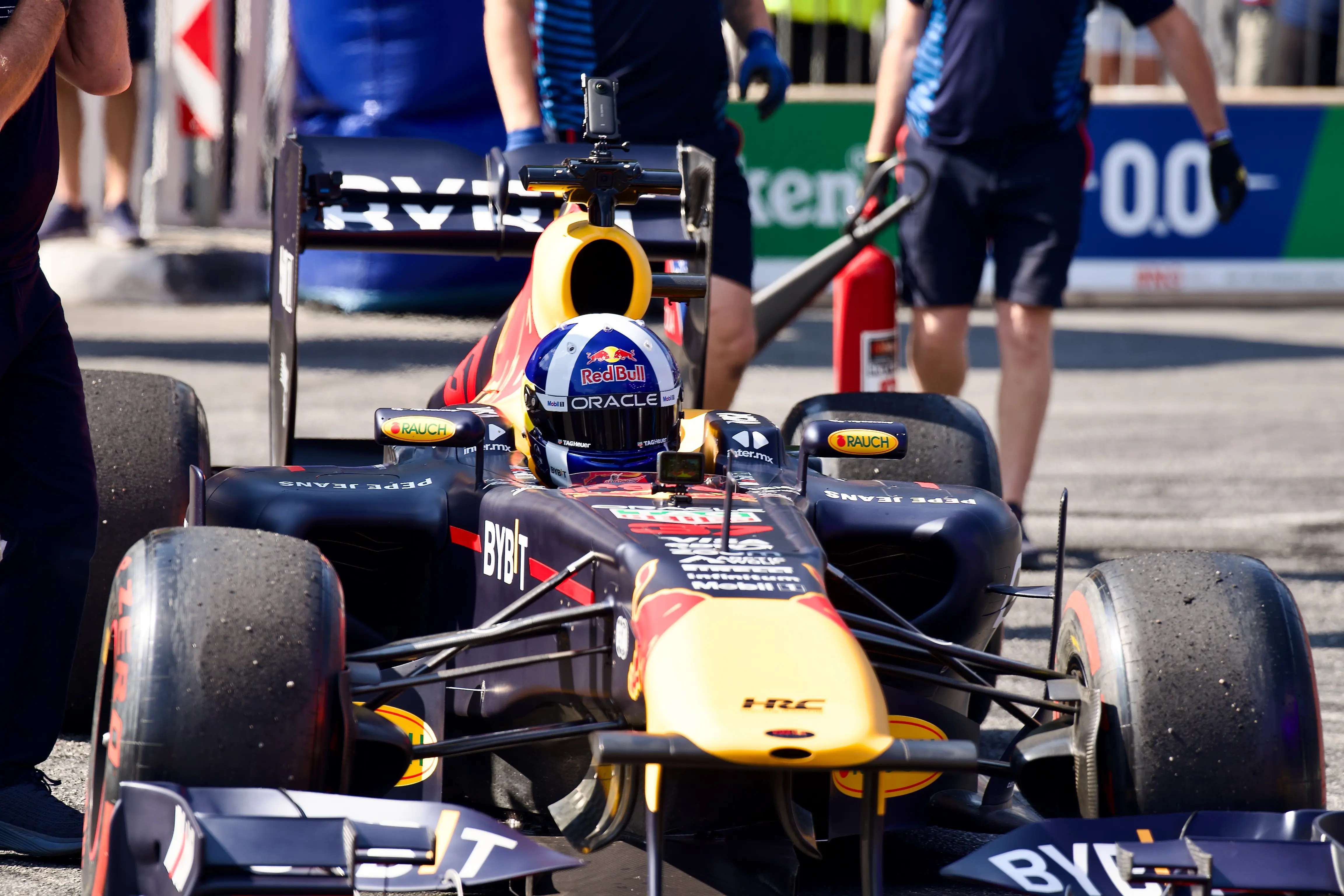 A close-up of the Oracle Red Bull Racing RB7. Picture: Katlego Jiyane/EWN A close-up of the Oracle Red Bull Racing RB7. Picture: Katlego Jiyane/EWN