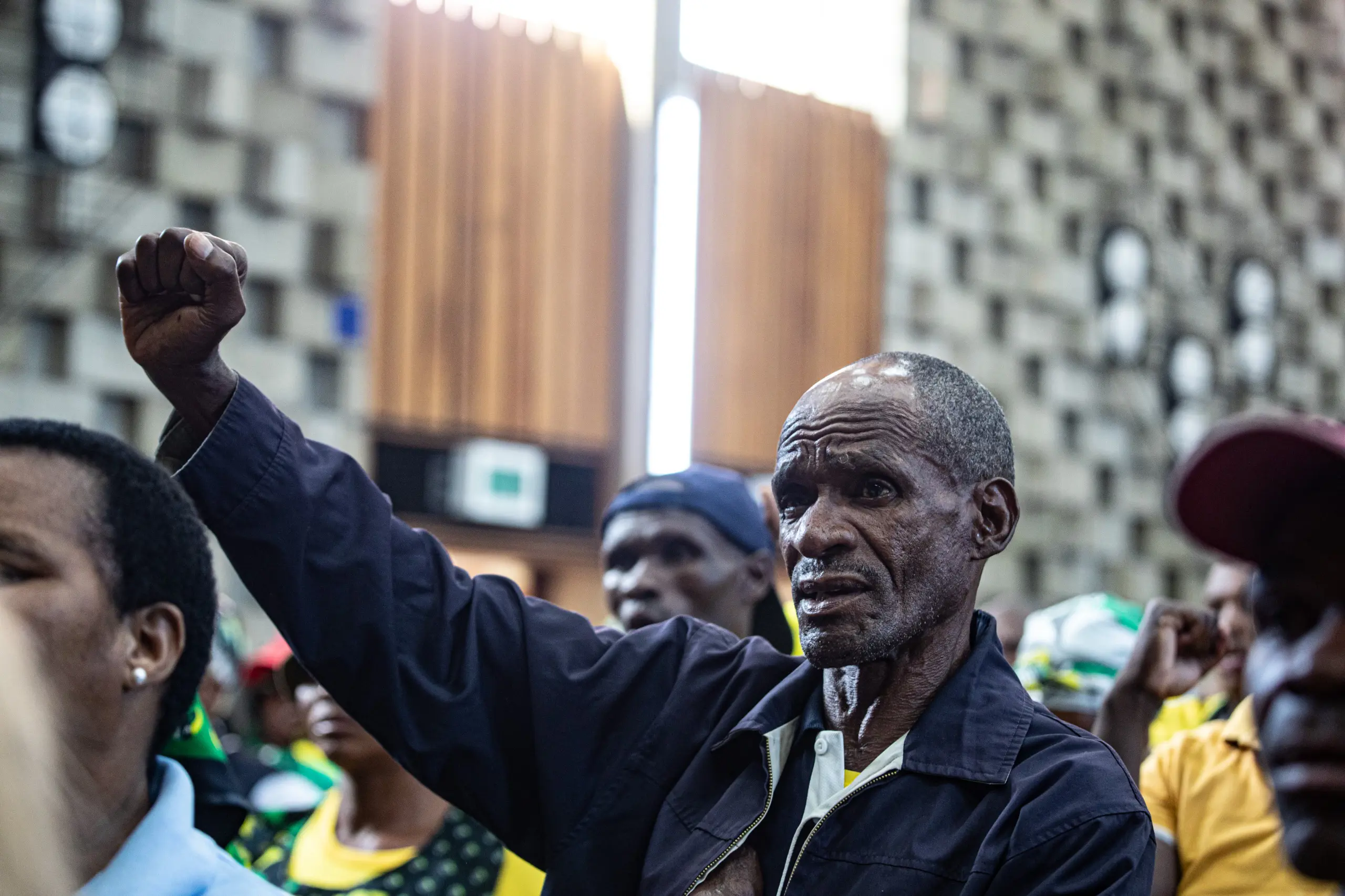 ANC supporters gathered at Dulcie September Civic Centre in Athlone for a cake-cutting celebration to mark the party's 113th birthday. Picture: Kayleen Morgan/EWN ANC supporters gathered at Dulcie September Civic Centre in Athlone for a cake-cutting celebration to mark the party's 113th birthday. Picture: Kayleen Morgan/EWN