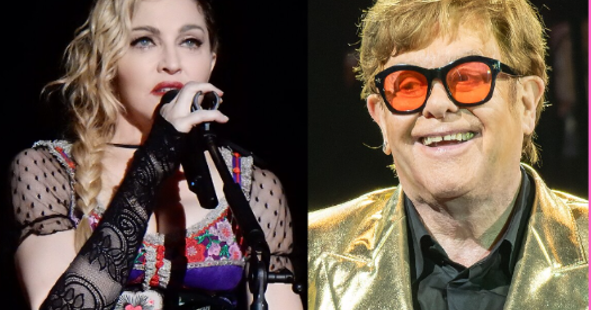 Madonna and Elton John end 23year feud 'We've finally buried the