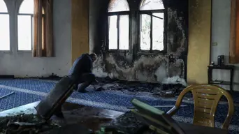 Israeli troops kill two West Bank Palestinians, settlers set mosque ablaze Israeli troops kill two West Bank Palestinians, settlers set mosque ablaze