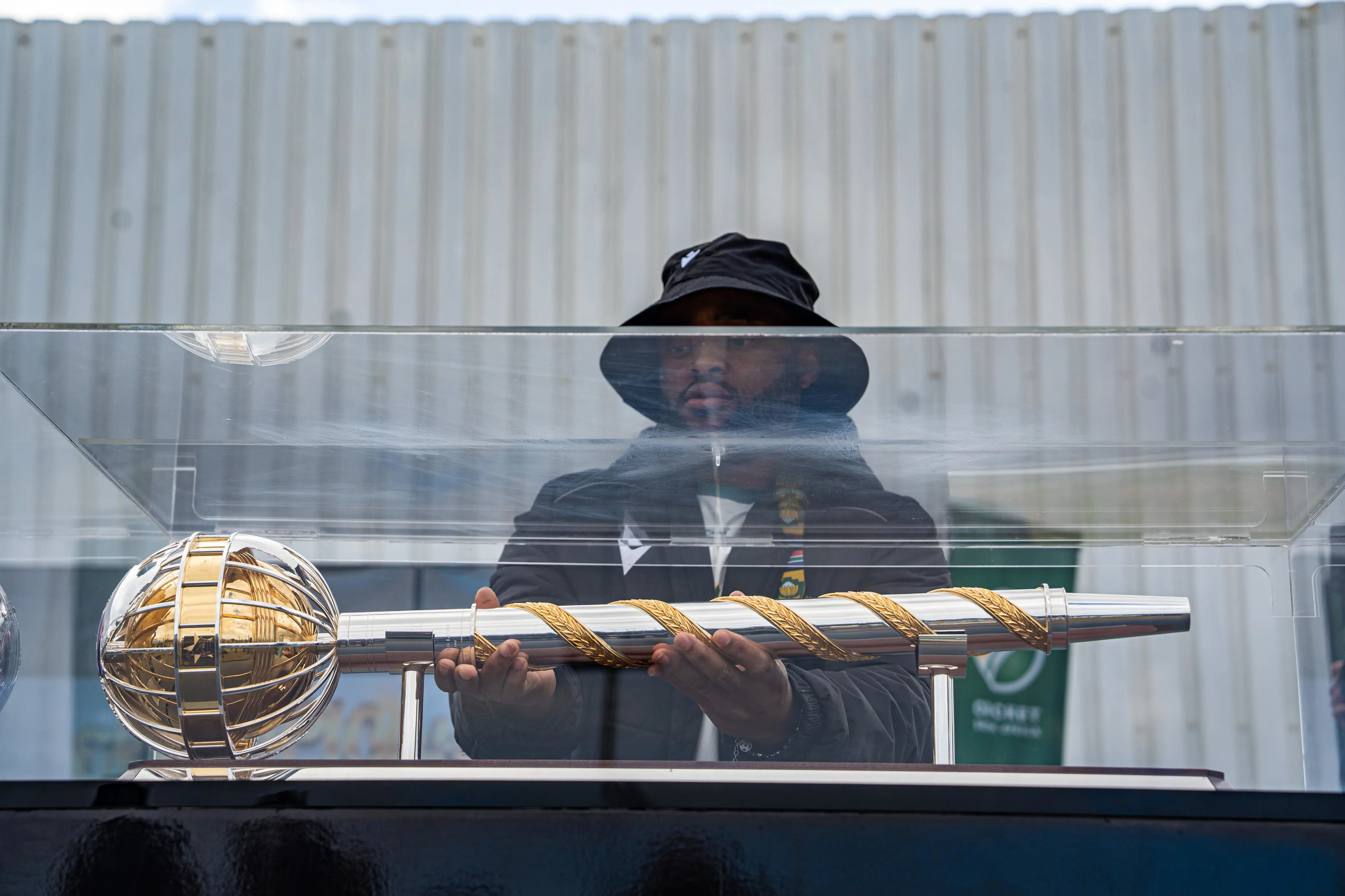 Proteas captain Temba Bavuma with the World Test Championship mace during the team's parade in Langa, Cape Town on 25 July 2025. Picture: Kayleen Morgan/EWN Proteas captain Temba Bavuma with the World Test Championship mace during the team's parade in Langa, Cape Town on 25 July 2025. Picture: Kayleen Morgan/EWN
