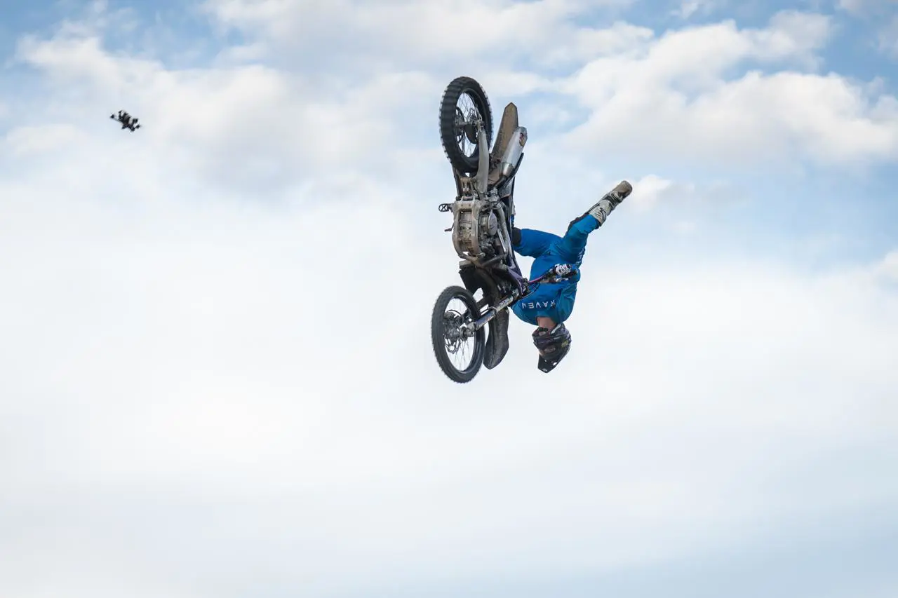 Top freestyle motocross and motocross riders took to the ramps to compete in the Best Whip and Best Trick contests on Saturday, 29 November 2025. Picture: Katlego Jiyane/EWN. Top freestyle motocross and motocross riders took to the ramps to compete in the Best Whip and Best Trick contests on Saturday, 29 November 2025. Picture: Katlego Jiyane/EWN.