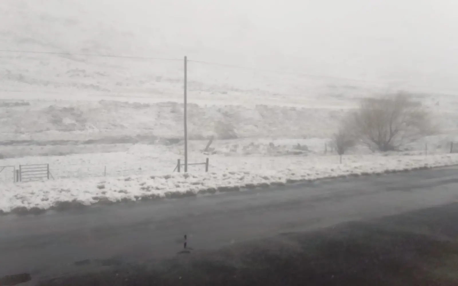 Snow falls in the Eastern Cape, 20 September 2024. Picture: Supplied/Eastern Cape Department of Transport Snow falls in the Eastern Cape, 20 September 2024. Picture: Supplied/Eastern Cape Department of Transport