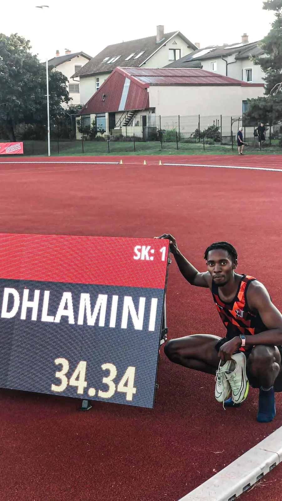 South African track athlete Sabelo Dhlamini. Picture: Supplied. South African track athlete Sabelo Dhlamini. Picture: Supplied.