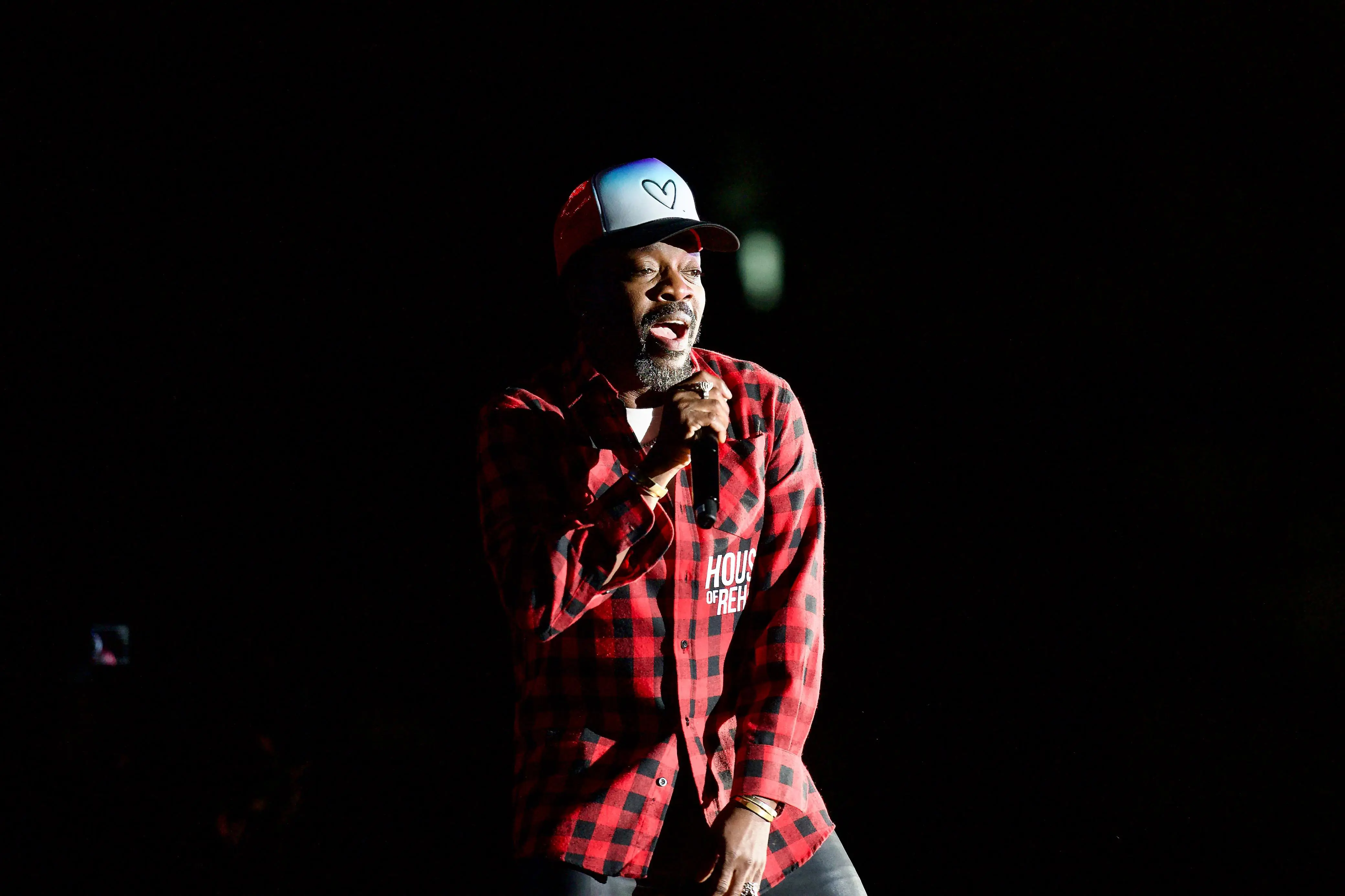 Grammy Award-winning singer Anthony Hamilton performed at the Women's Day celebration on Saturday, 9 August 2025, at the DP World Wanderers Stadium in Sandton. Picture: Katlego Jiyane/EWN. Grammy Award-winning singer Anthony Hamilton performed at the Women's Day celebration on Saturday, 9 August 2025, at the DP World Wanderers Stadium in Sandton. Picture: Katlego Jiyane/EWN.